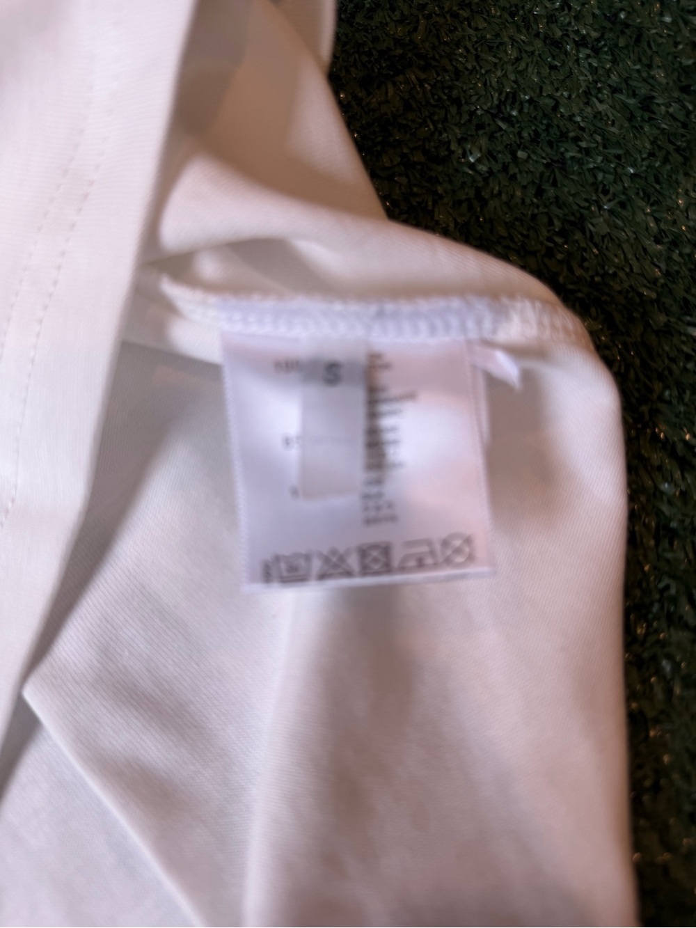 White Tee with Floral Logo - Picture 9 of 11